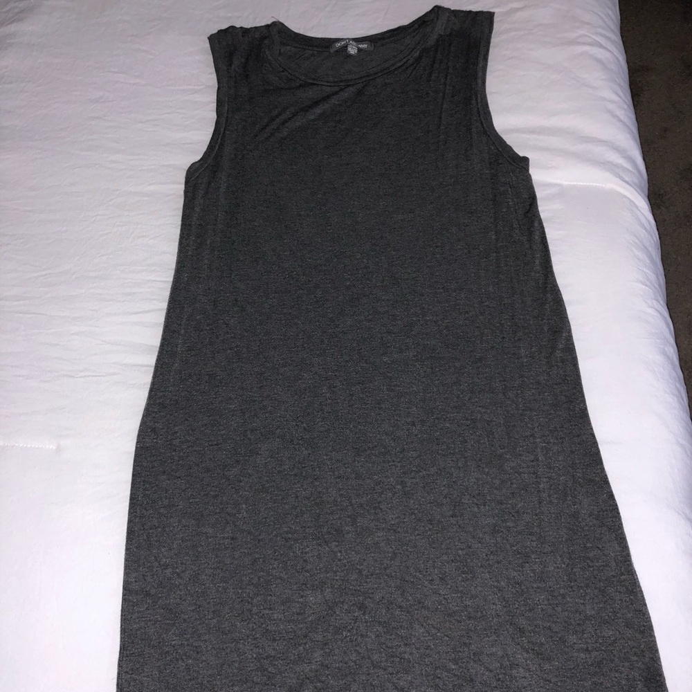 Grey Tank Top Shift Dress